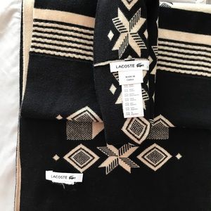 Lacoste Scarf and hat.